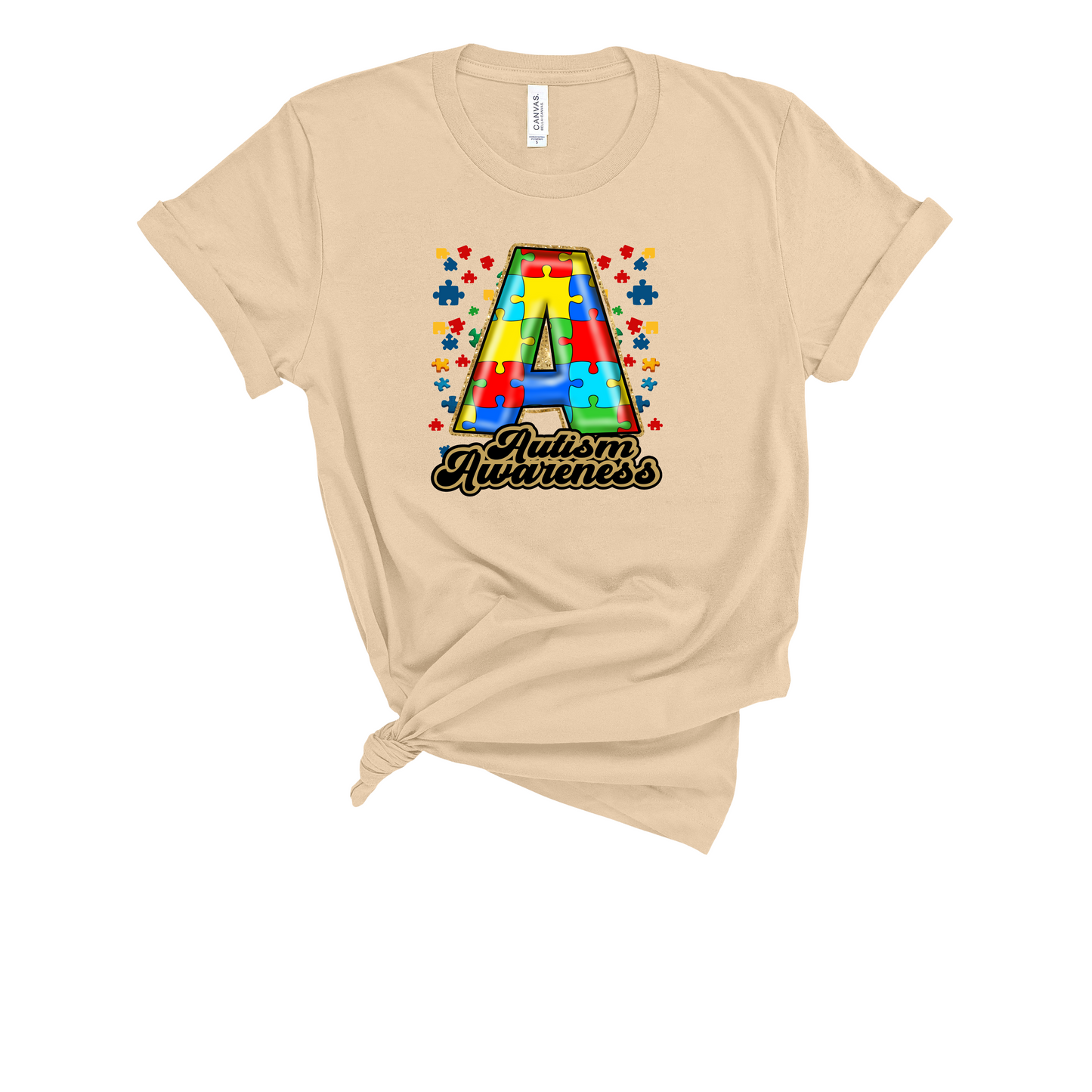 Autism Awareness Puzzle Piece T-Shirt - Support & Advocacy Tee