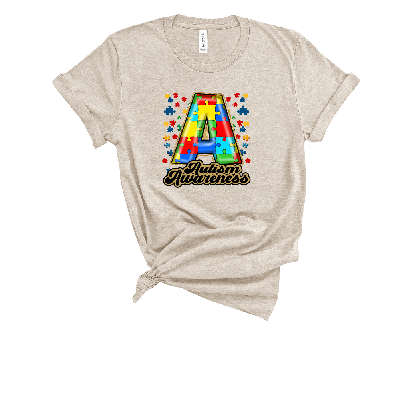 Autism Awareness Puzzle Piece T-Shirt - Support & Advocacy Tee