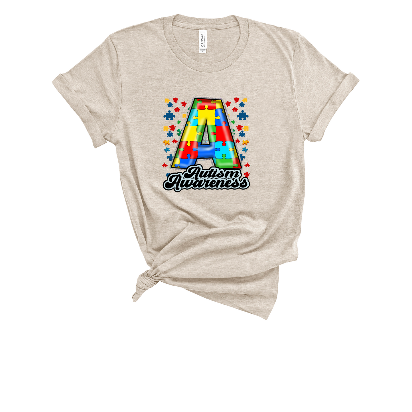 Autism Awareness Puzzle Piece T-Shirt - Support & Advocacy Tee