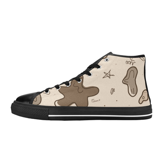 Madison H Creations Grin Globs Custom High Top Canvas Shoes